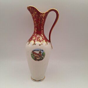 BEAUTIFUL WALLERSTEIN BAVARIA GERMANY PORCELAIN PITCHER/VASE HORSTEIN UFR